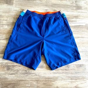 Birddog Blue gym shorts size Large Long